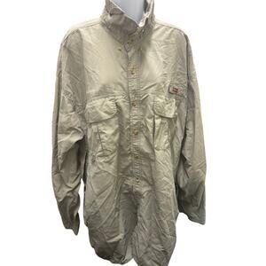Caribou Creek Men's SZ XXXLT 3XL Tall Huting Fishing Packable Shirt Long Sleeve